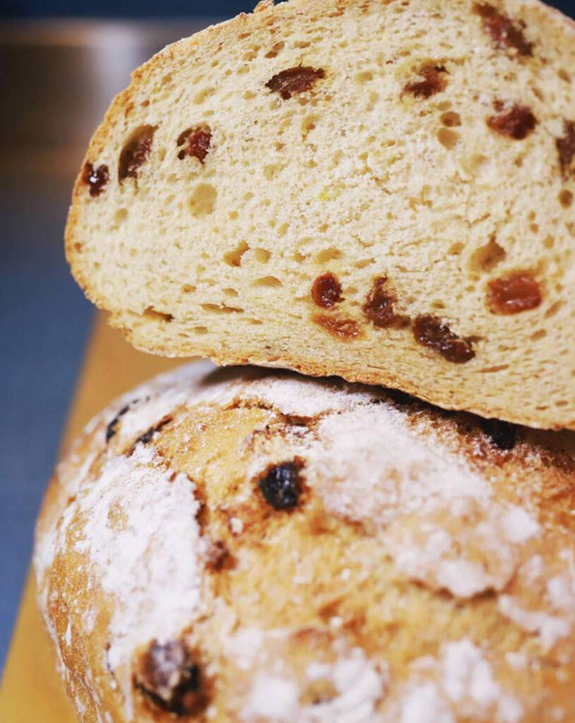 pane con uvetta gluten free